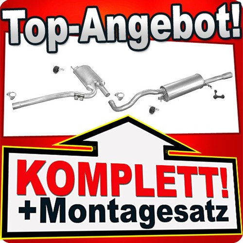Auspuff für audi - audi, 1.8