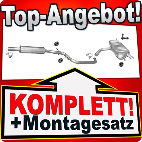 Auspuff für golf 1 6 - für, 1.6