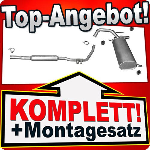 Auspuff für suzuki sx4 - für,