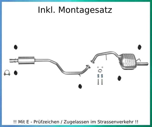Auspuffanlage für mazda - auspuffanlage,