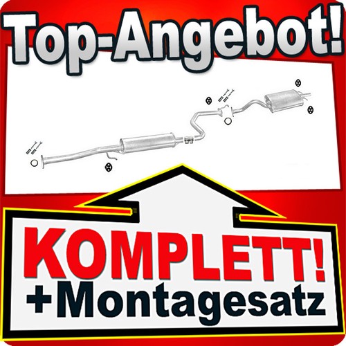 Auspuff für honda civic - auspuff, vi