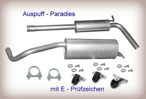 Abgasanlage auspuff für seat - abgasanlage,