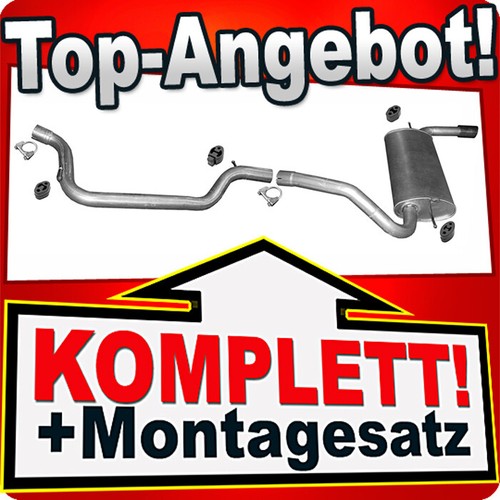 Auspuff für ford focus iii - auspuff,