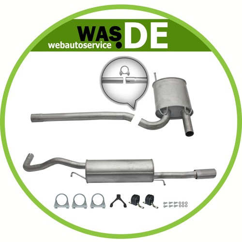 Auspuff audi 1 - audi, 1.6
