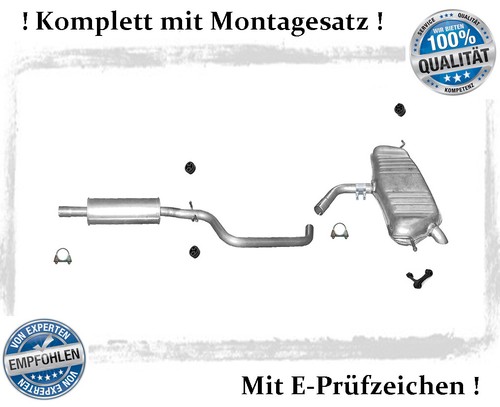 Auspuffanlage für golf - auspuffanlage,
