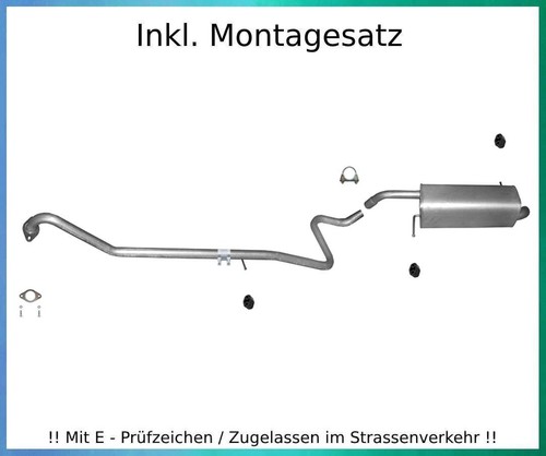 Auspuffanlage für ford fiesta - für,